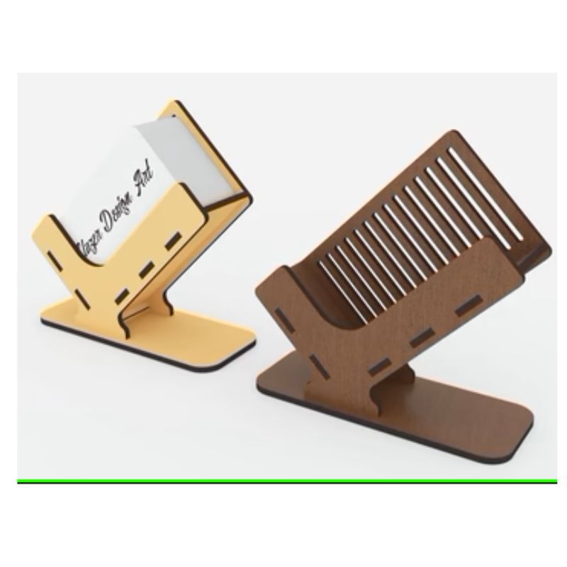Elegant Wooden Business Card Holder – Fits Standard Business Cards