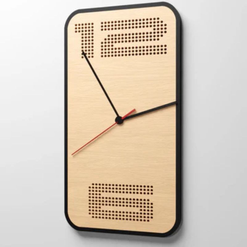 Modern Style Rectangle Wall Clock