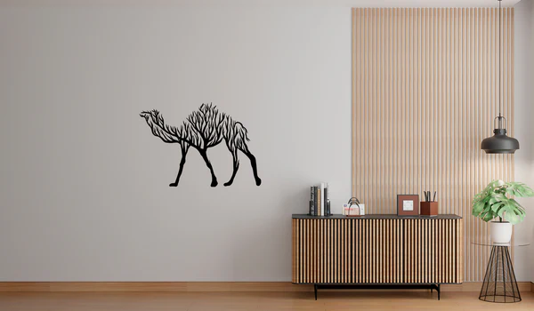 Majestic Camel Tree Silhouette - 3mm